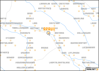 map of Araux