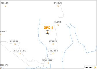 map of Arau