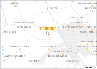 map of Aravaca