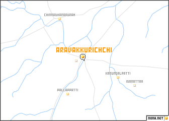 map of Aravakkurichchi