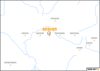 map of Aravan