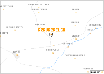 map of Aravaz\