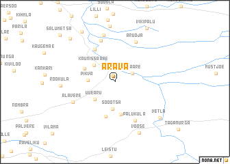 map of Arava