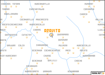 map of Aravito