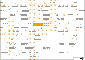 map of Arawegoda