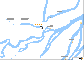 map of Arawibisi