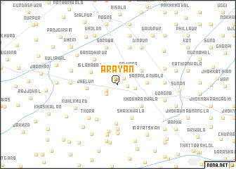 map of Arāyān
