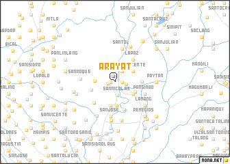 map of Arayat