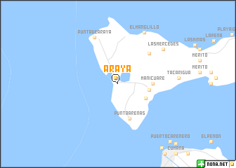 map of Araya
