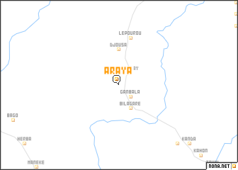 map of Araya