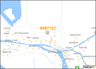 map of ‘Arayyeẕ