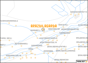 map of Araz Dilagarda