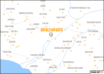 map of Arazhpara