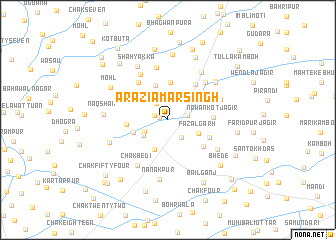 map of Arāzi Amar Singh