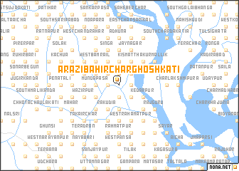 map of Ārāzi Bāhirchar Ghoshkāti