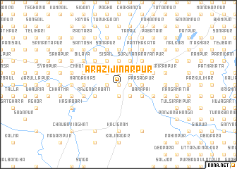 map of Ārāzi Jinarpur