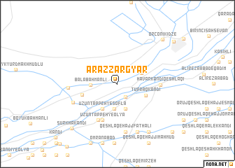 map of Araz Zargyar
