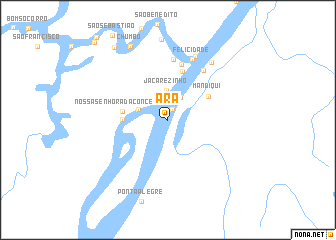 map of Ará