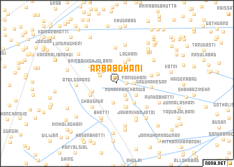 map of Arbāb Dhāni