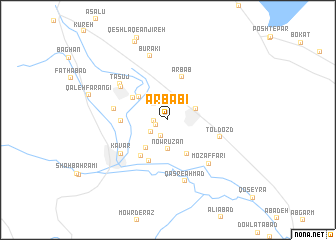 map of Arbābī