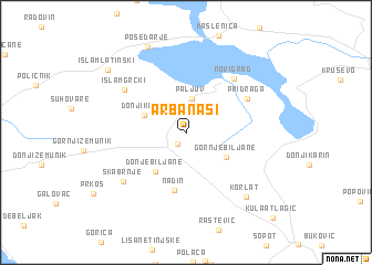 map of Arbanasi