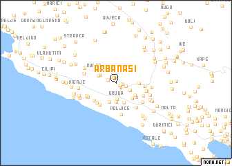 map of Arbanasi