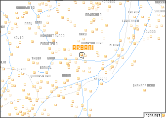 map of Arbāni