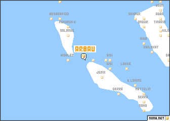 map of Arbau