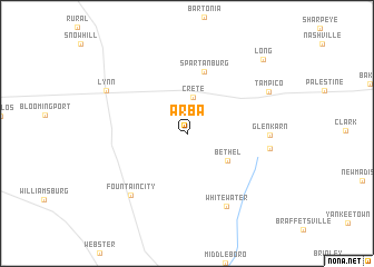 map of Arba