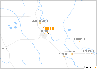 map of Arbee