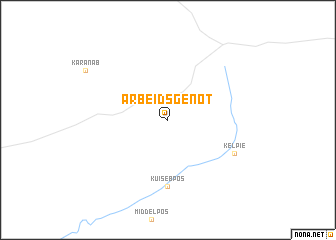 map of Arbeidsgenot