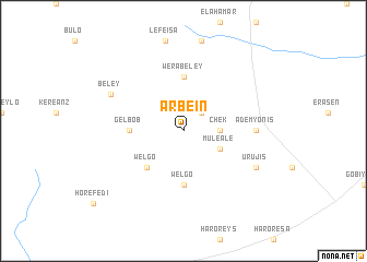 map of Ārbeʼīn