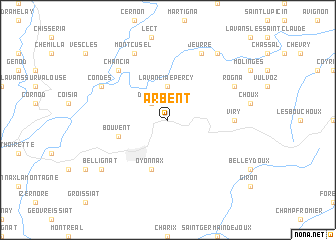 map of Arbent