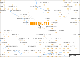 map of Arberhütte