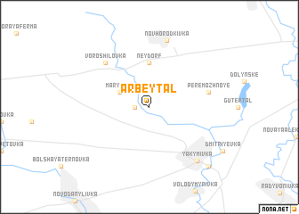 map of Arbeytalʼ