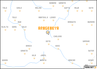 map of ‘Arb Gebeya