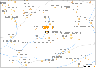map of Ārbīj