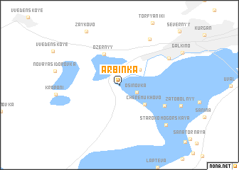 map of Arbinka