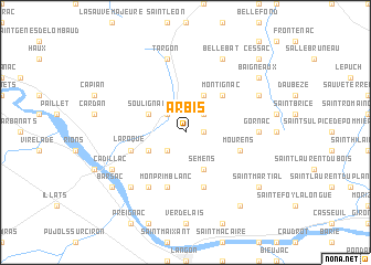 map of Arbis