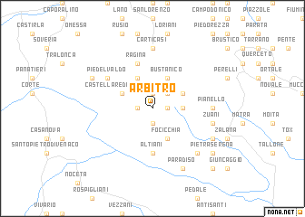 map of Arbitro