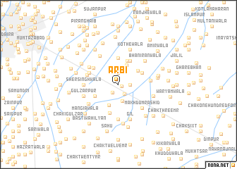 map of Arbi