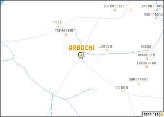 map of Arbochi