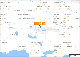 map of Arboga