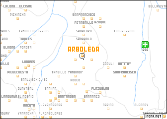 map of Arboleda
