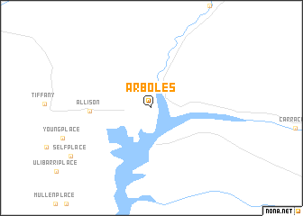 map of Arboles