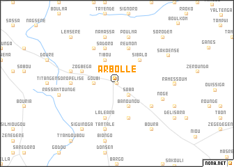 map of Arbollé