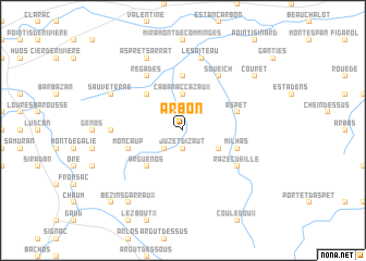 map of Arbon