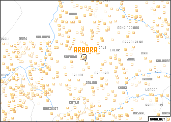 map of Arbora