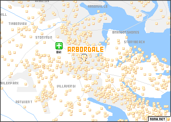 map of Arbordale
