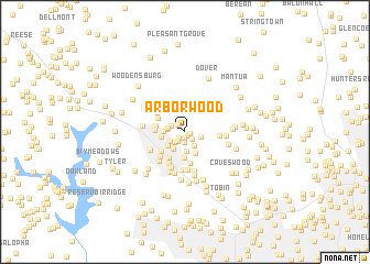 map of Arborwood